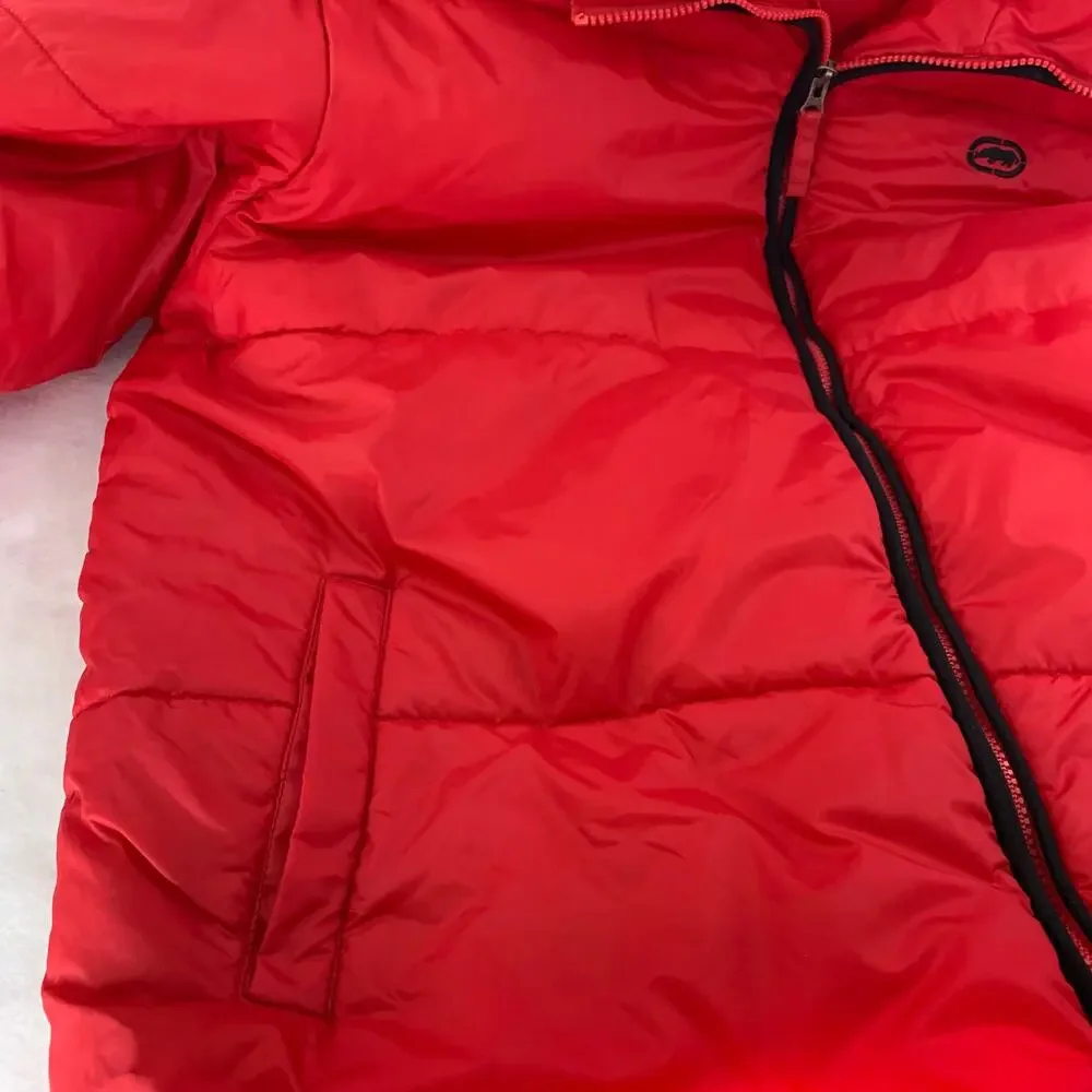 Ecko Unltd Red Puffer Coat Size XL rn0100852